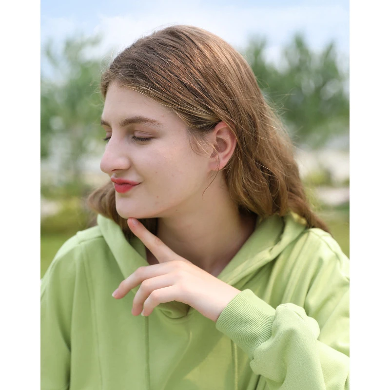 

Green Hoodies Women Oversized Pullovers Harajuku Spring Hoodied Loose Casual Streetwear Sweatshirt