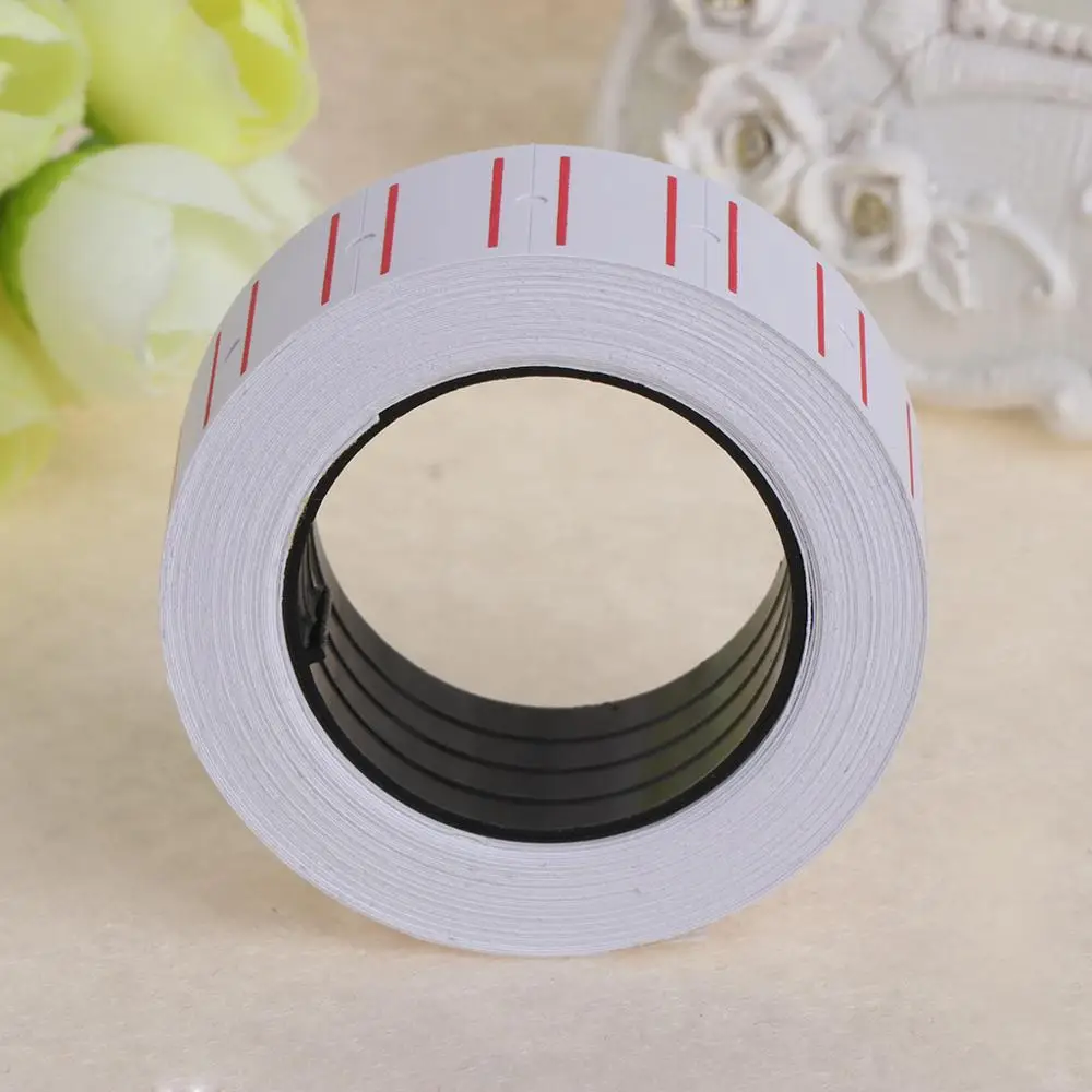 

1 Roll(500 Labels) White Self Adhesive Price Label Tag Sticker Office Supplies