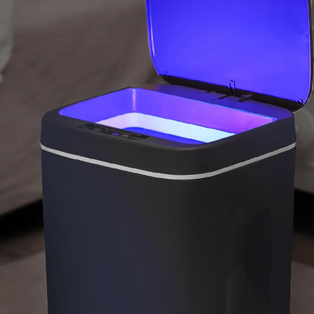 Бытовой умный мусорный бак с USB зарядкой автоматический индукционный