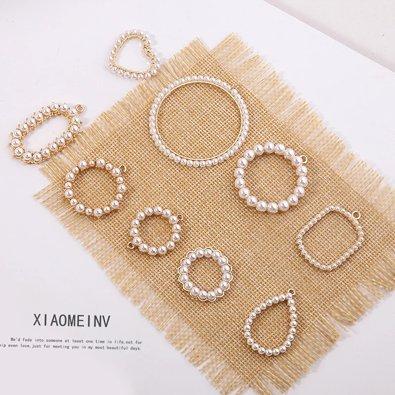 6 шт. новинка 2020 корейские Винтажные серьги из сплава с жемчугом для женщин