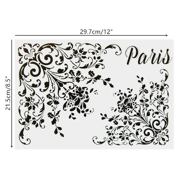 DIY живопись многоразовые художественные трафареты шаблоны для стены мебель