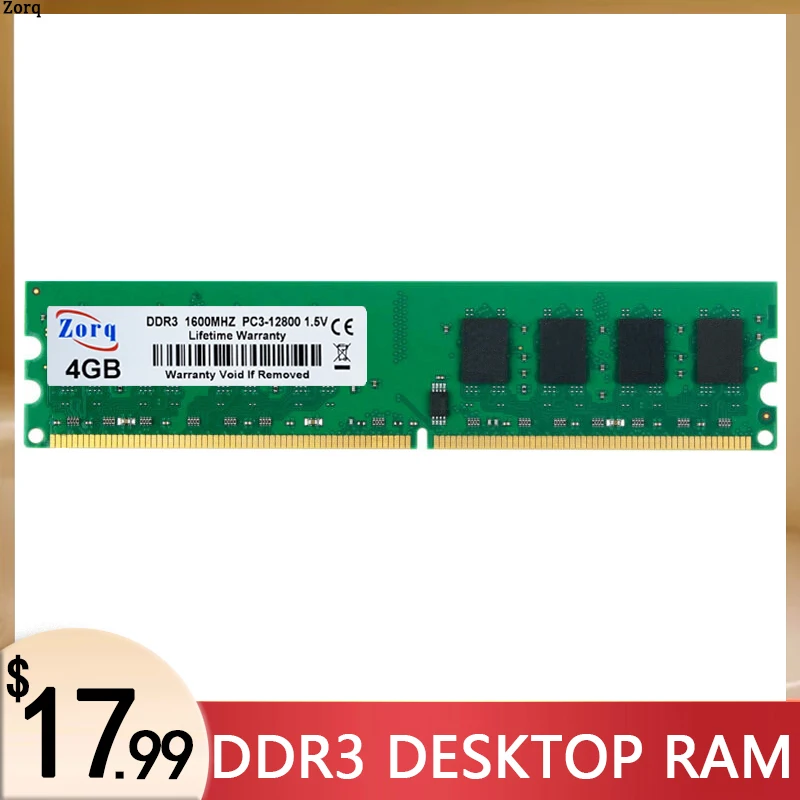 

Zorq 4 ГБ 8 ГБ DDR3 1066 МГц 1333 МГц 1600 МГц