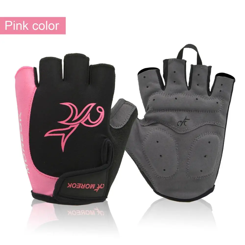 pink color Женские перчатки для велоспорта MTB фитнес женские перчатки для Спортивного Велосипеда уличные перчатки для горного велосипеда - Цвет: pink color