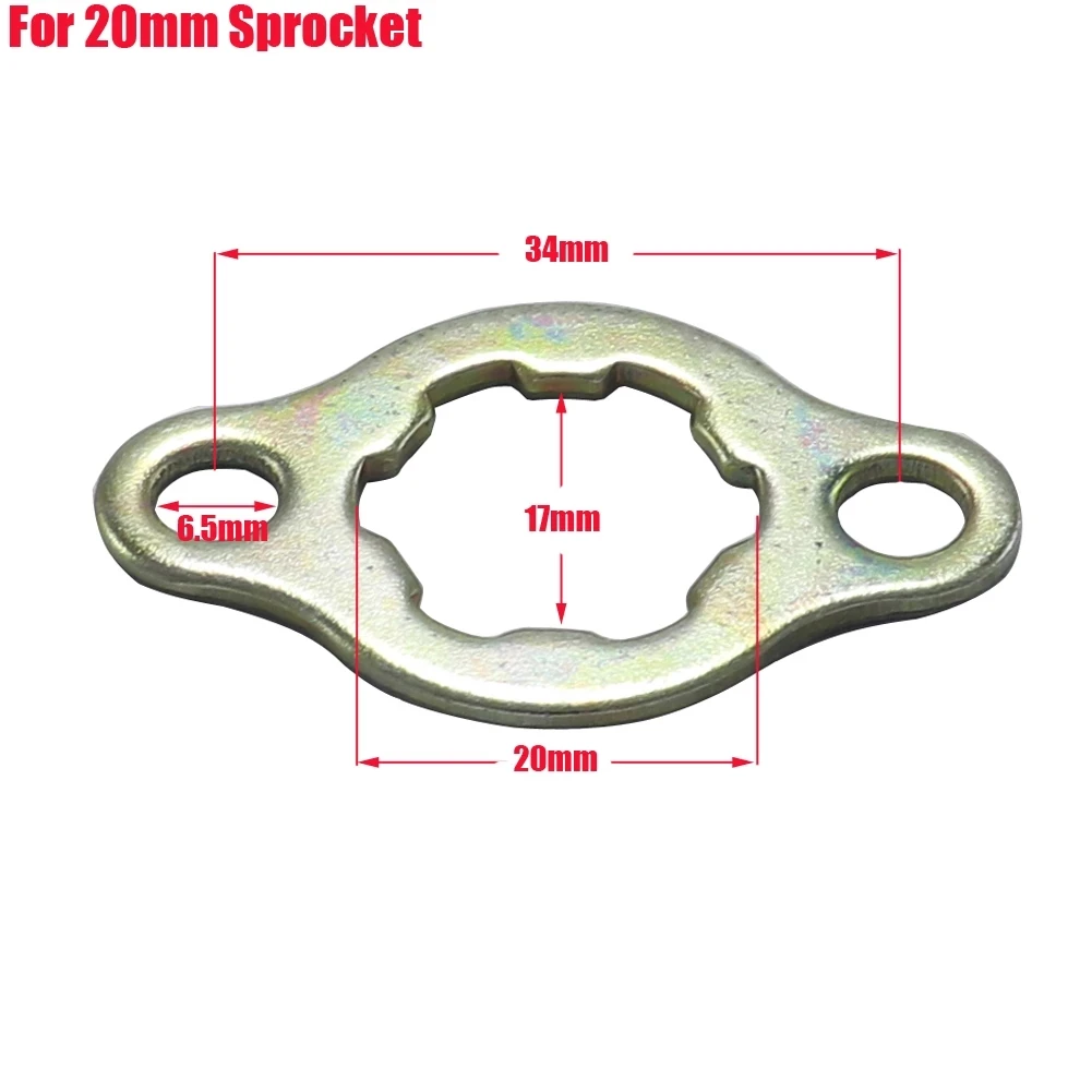17mm 20mm Front Engine 420# 428# Chain Sprocket Retainer Plate Locker Gasket Screw | Motorcycle & Transmission