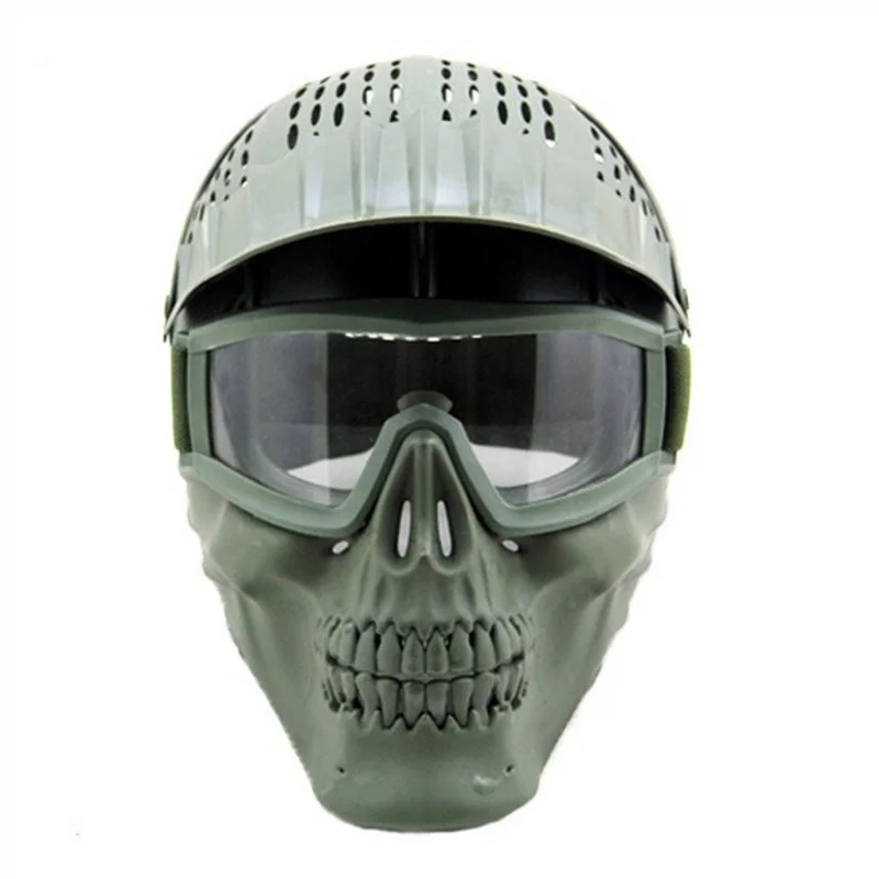 

Military Skull Tactical Full Face Mask Goggle Shooting Hunting Airsoft Accessories Cosplay Halloween CS Wargame Paintball Masks