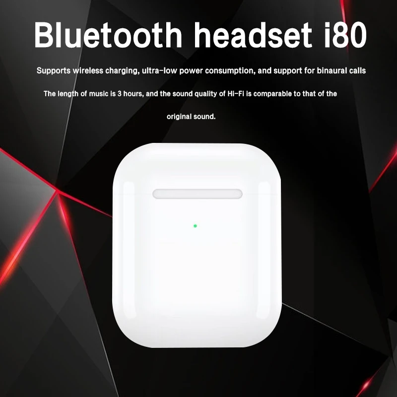 Istoreshop последняя i80 tws Беспроводная bluetooth гарнитура для iPhone и Android