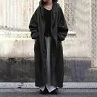 Куртка ZANZEA Женская флисовая с капюшоном, длинное пальто на молнии, худи с длинным рукавом, свитшот, халат, зима 2021