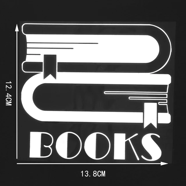 

BOOKS Car Sticker Waterproof Decoration Pattern Vinyl Decal