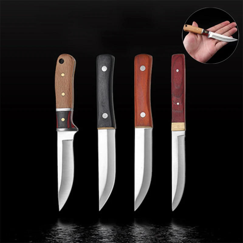 

Barbecue Knife Wooden Handle Hand Meat Hand Grilled Meat Lamb Outdoor Knife Barbecue Knife Portable Meat Knife Roast Whole Lamb