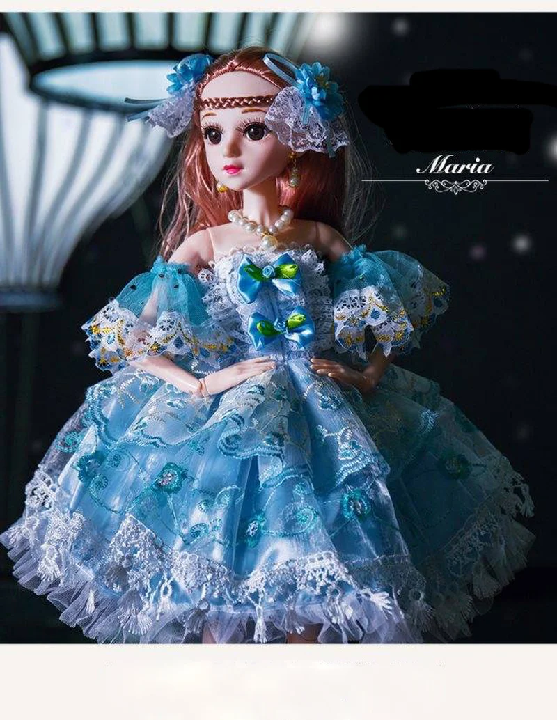 Мигающая кукла 60 см модная Кукла для девочек большая Оригинальная ручной работы