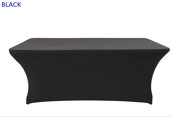 6' футов/8' футов спандекс стрейч скатерти стол покрытие приспособлено