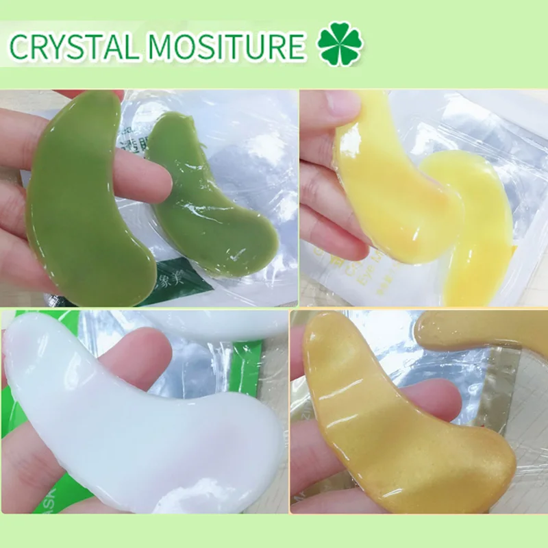 

T Facial Mask Dark Circle Eye Bag Anti-Aging Wrinkle Firming Skin Care Eye Mask Crystal Collagen Moisturizing Eye Face
