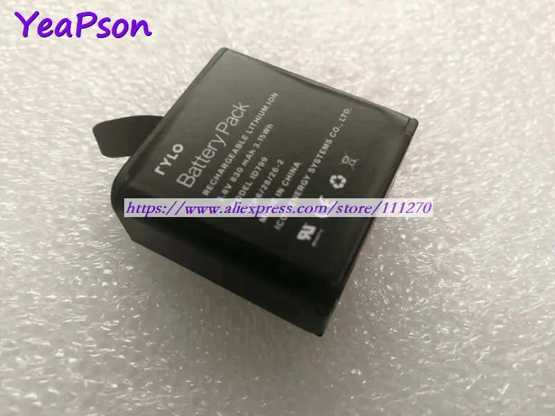 Yeapson 3 8 V 830mAh 3.15Wh подлинный ID799 Rylo литий ионный аккумулятор|Аккумуляторы для