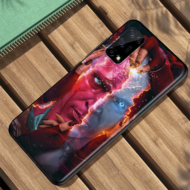 

Marvel Cool Vision Shockproof Cover For Realme Narzo 10 20 7i 7 6i 6S 6 5i 5S 5 3i 3 2 Global Pro Black Phone Case