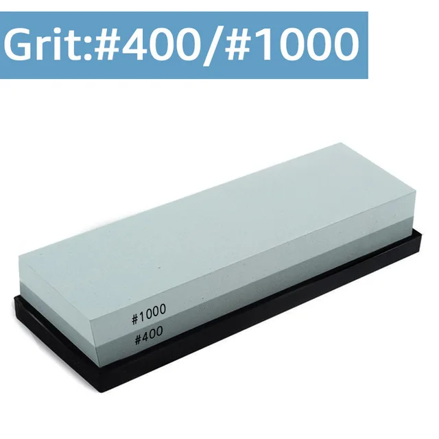 400 1000 grit Ножи точилка для ножей, точильный камень, двойная сторона Girt Кухня точильный камень хонинговальный инструмент для 240 600 800 1000 3000 6000 Декодер каналов кабельного телевидения - Цвет: 400 1000 grit