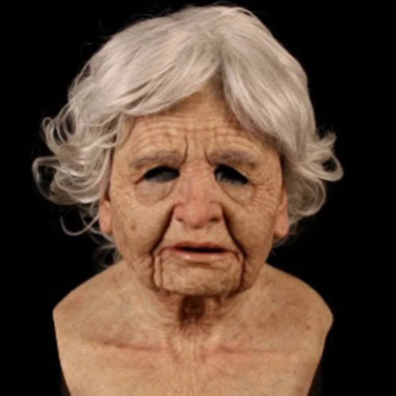 Забавные старые Косплэй маска на Хэллоуин вечеринку страшный Реалистичные Маски