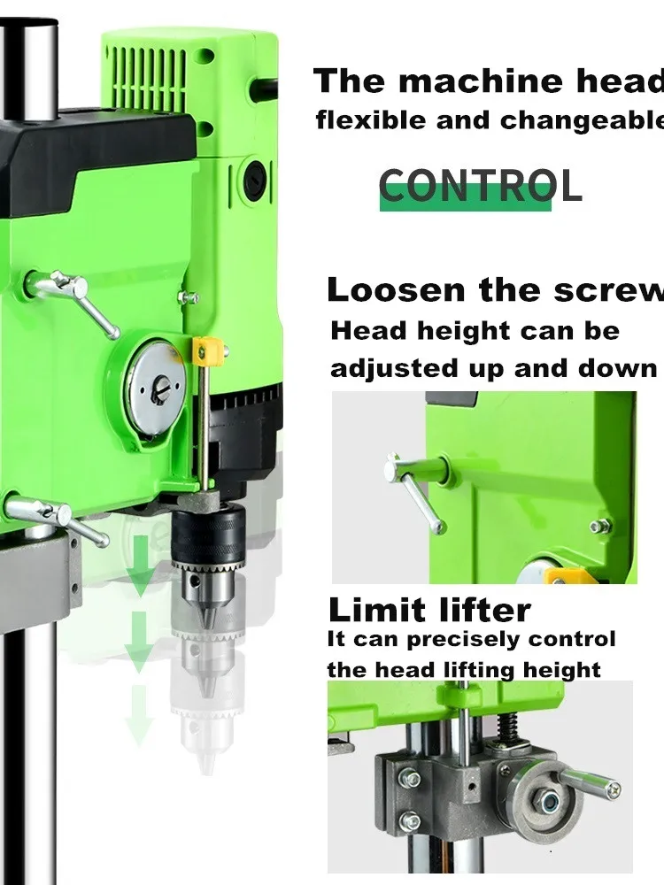 Настольный сверлильный станок 220 В 1050 Вт для работ по дереву и металлу|Дрель| |
