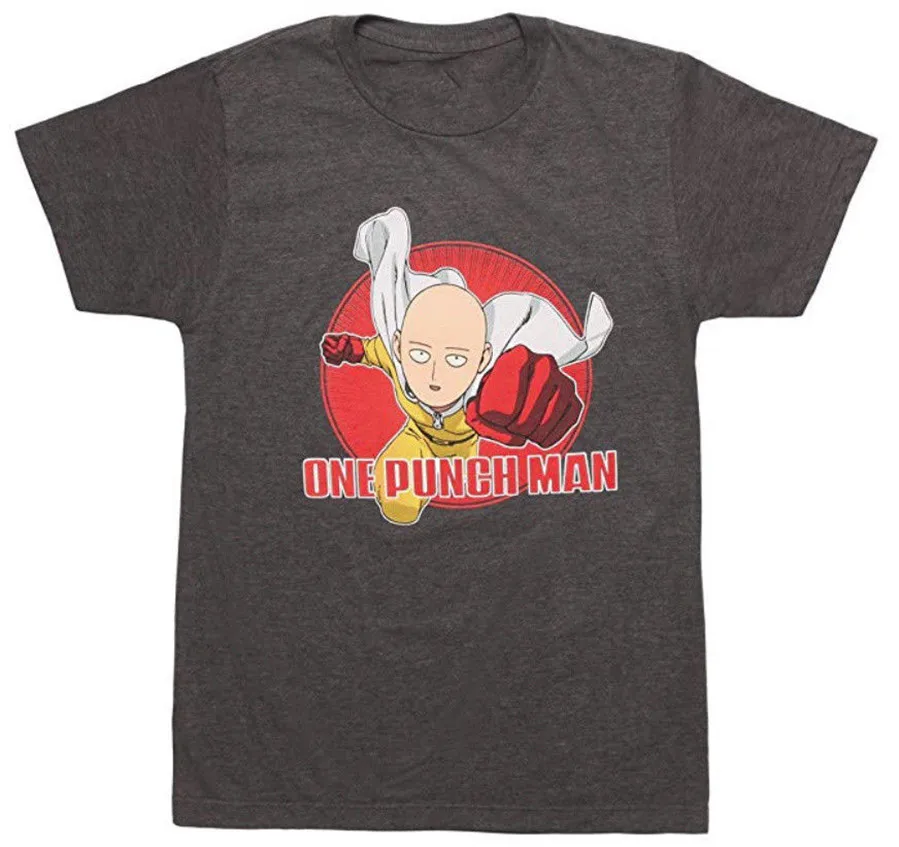 Аниме One Punch Man Летающая футболка Сайтама Nwt 100% аутентичная модная классическая