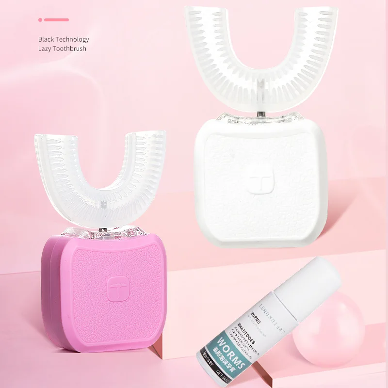 U тип ленивая автоматическая электрическая зубная щетка для взрослых