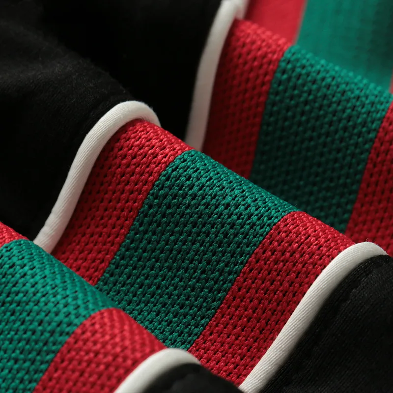 Брюки мужские Стрейчевые в полоску повседневные штаны с вышивкой шаровары стиле