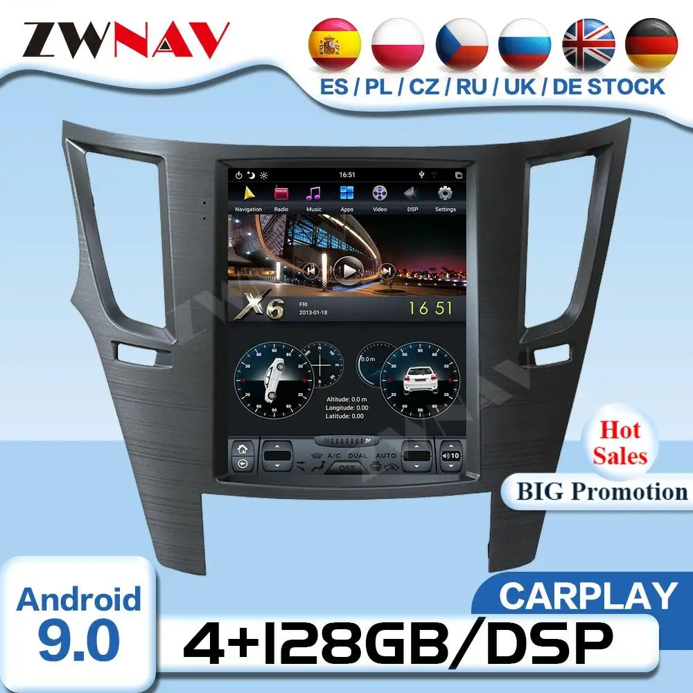

Tesla Screen Android Video Player For Subaru Legacy Outback 2009 2010 2011 2012 2013 2014 Radio Receiver Audio Stereo Head Unit