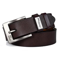 mens belt fashion high quality genuine leather pin buckle black new retro student jeans cowhide belt business male belt