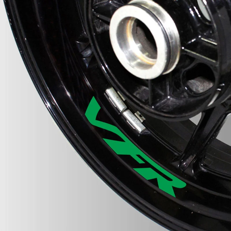 Motorcycle Reflective wheel Tire logo creative stickers rim inner Decorative waterproof decals For Honda VFR 750 800 400 1200 | Автомобили