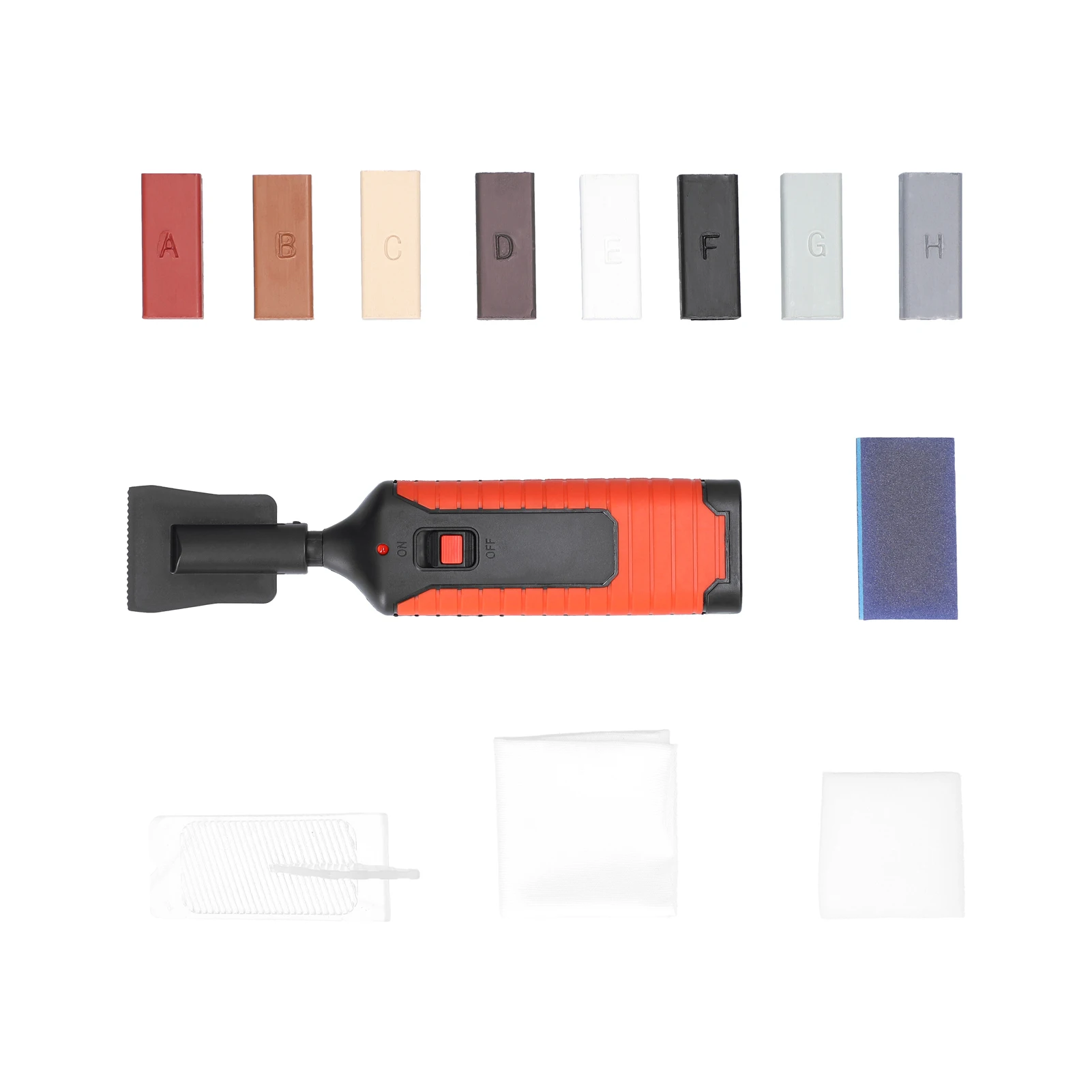 Инструменты для ремонта пола от царапин Набор ламината восковая система