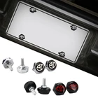 4 шт. металлические автомобильные винты для номерного знака для Toyota Corolla Hybrid 4runner Levin Rav4 Tundra Crown Cruiser Tacoma bolt аксессуары