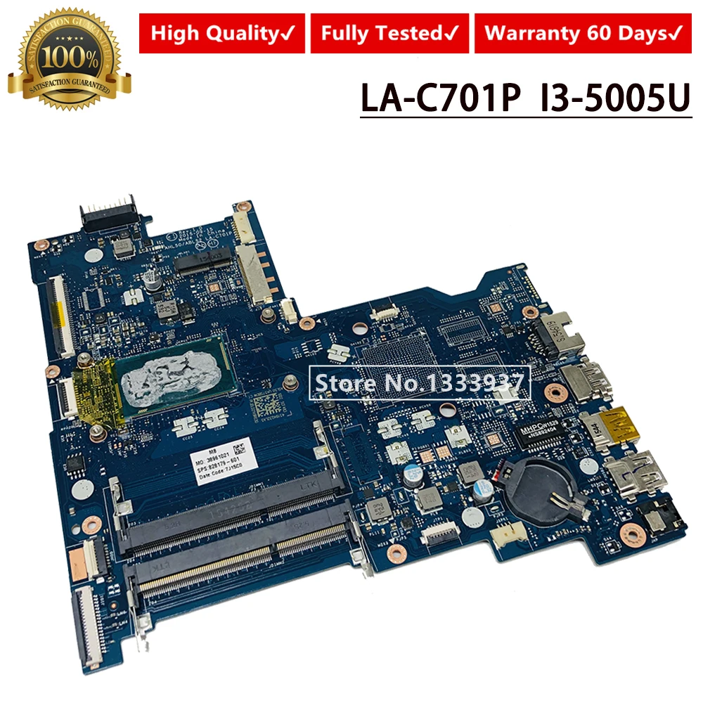Материнская плата 828179 501 001 601 AHL50/ABL52 LA C701P для HP 15 AC 15T материнская портативного