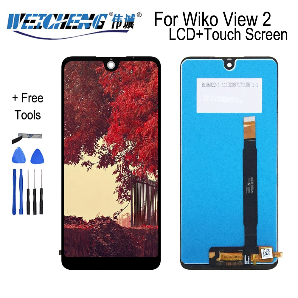 ЖК дисплей для Wiko View 2 сенсорный экран с дигитайзером стеклянная сенсорная панель