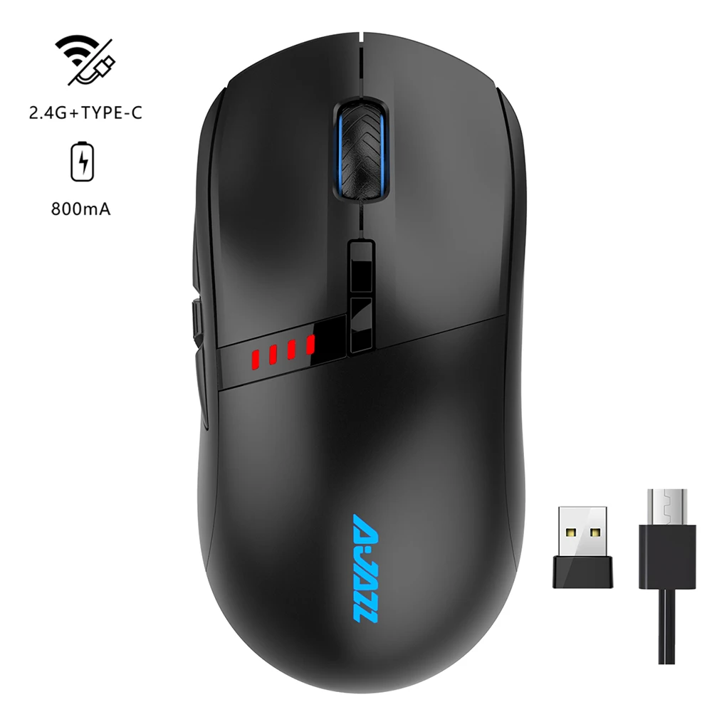 

Ajazz i305pro E-sports wireless mouse rechargeable dual-mode customized chip game special for eating chicken desktop computer
