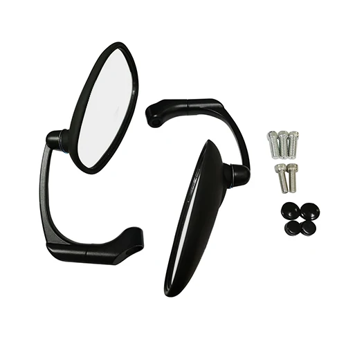 

Motorcycle Mirror Oval Classic Mirror Left and Right Set