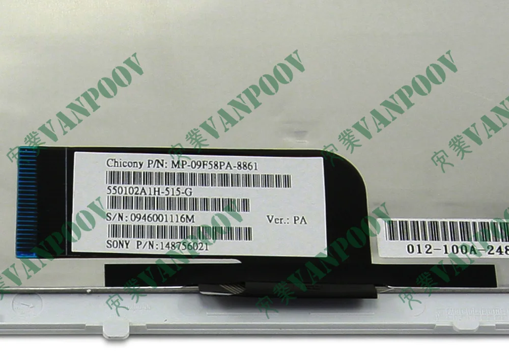 Новая клавиатура для ноутбука Sony Vaio VPC-CW VPC CW VPCCW CW16EC CW18FC CW26EC CW28EC CW2S3C CW2S6C белая с