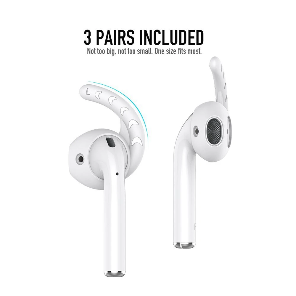 Для Air Pods силиконовые аксессуары для AirPods gear Iconx для Airpod ушные крючки наконечники наушники для Apple AirPods чехол earpods чехол