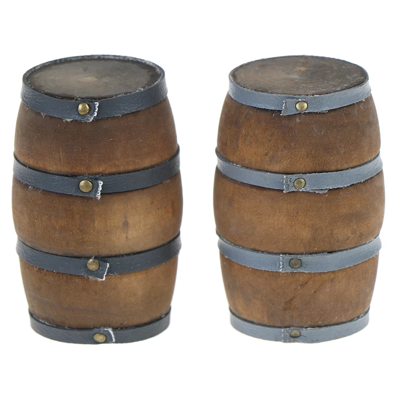 Деревянная мини бочка для красного вина миниатюрная пивная украшения кукольного