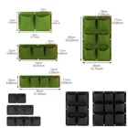 Карманные настенные подвесные мешки для посадки, садовые цветы, горшок для выращивания растений, горшок для выращивания овощей, инструмент для домашнего сада