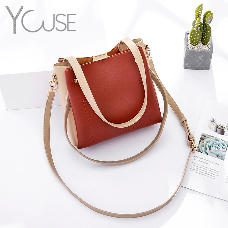 YOUSE новые 2020 Женские повседневные сумки простые в Корейском стиле женские через