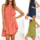 Асимметричное женское платье для отдыха 30 часов, женское платье, пляжные летние платья для женщин, женское платье без рукавов, вечернее платье, Халат