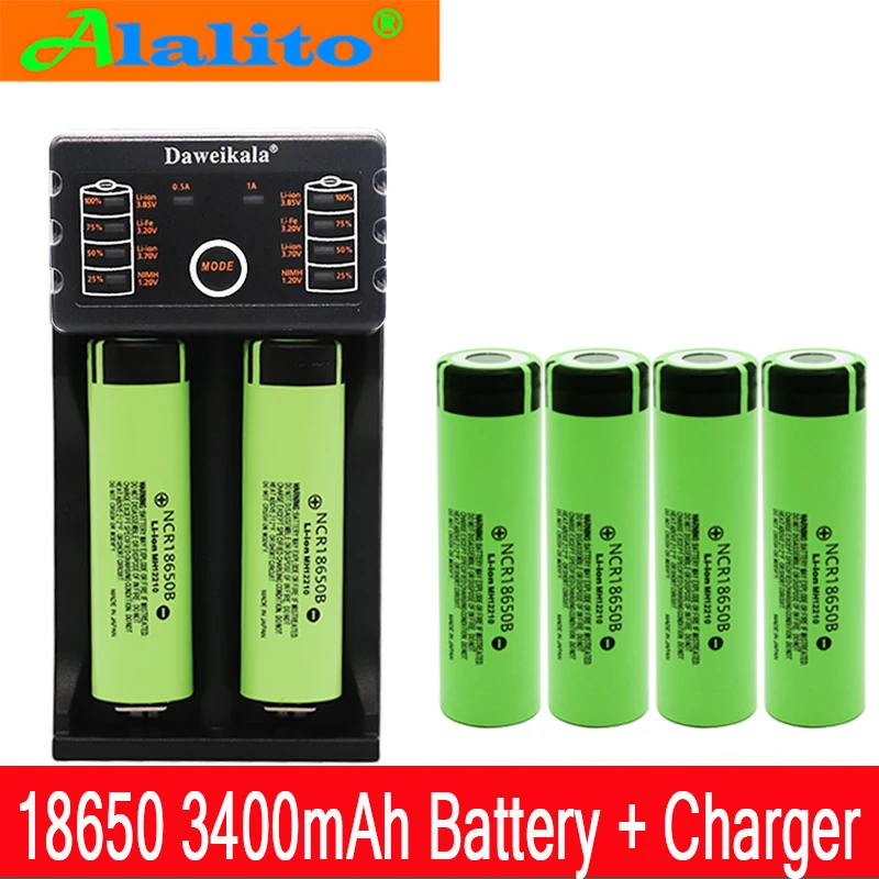 Оригинальный NCR18650B 3 7 v 3400 mah 18650 литиевая аккумуляторная батарея для фонариков