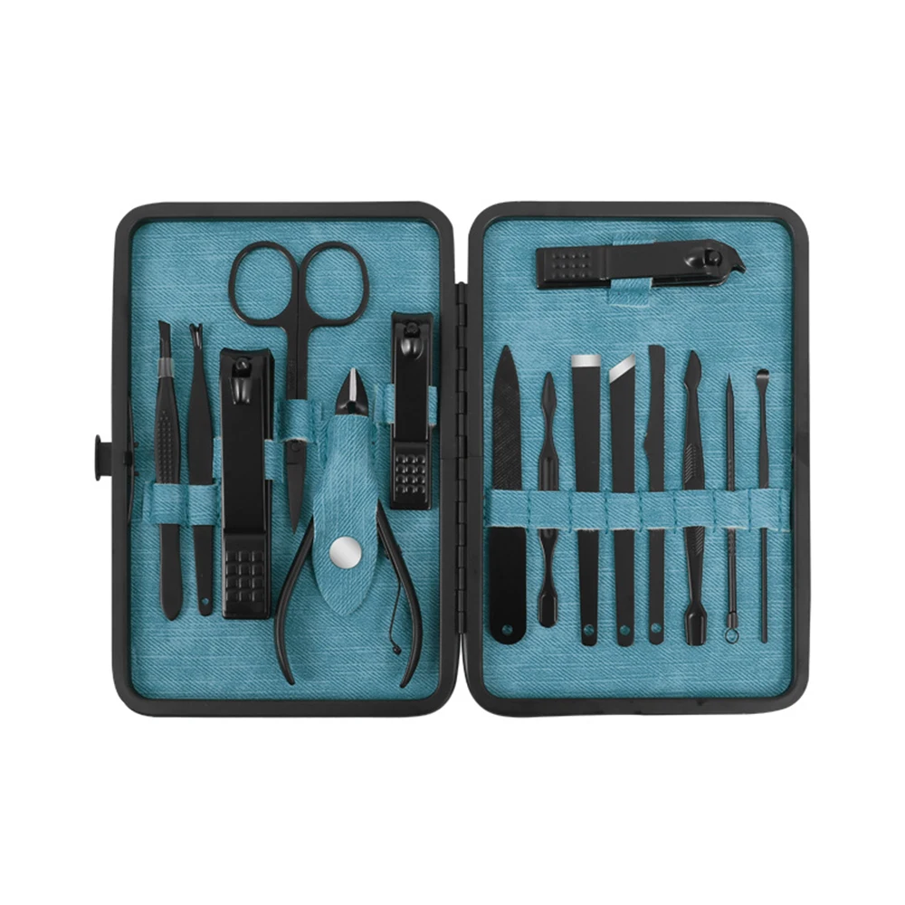 

15pcs/set Stainless Steel Nail Clipper Nail Scissors Multifunction Beauty Tools Nail Trimming Pedicure Manixure Kit