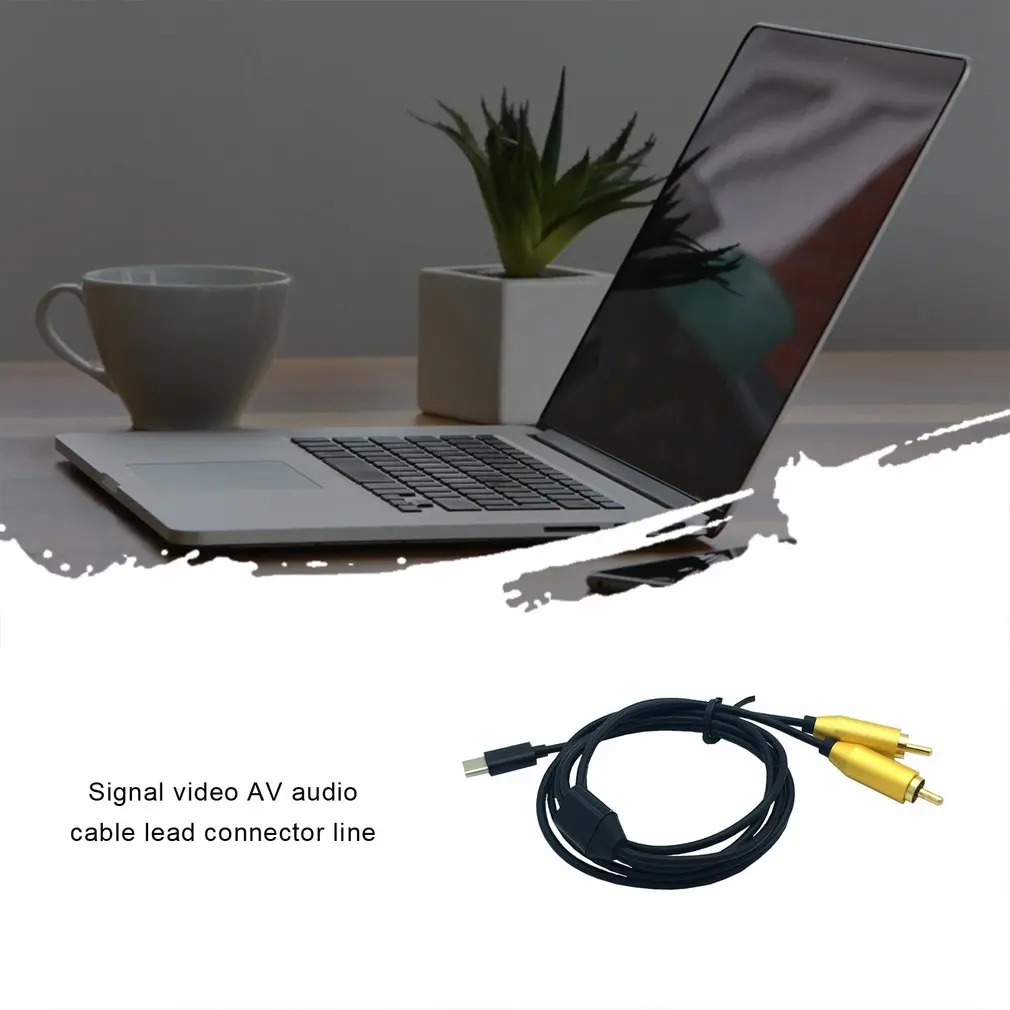 

Dual Rca Male To Type-C Usb C Signal Video Av Audio Cable Lead Connector Cord Av Audio Cable Lead Connector Wire