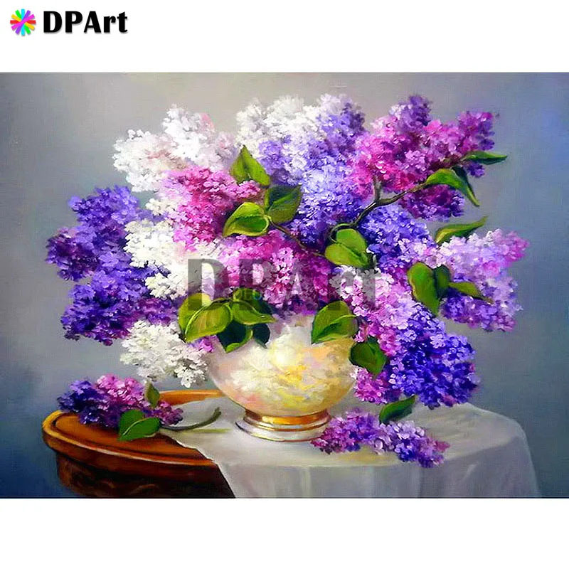 Алмазная картина 5D полностью квадратная/круглая буровая ваза цветок Daimond вышивка