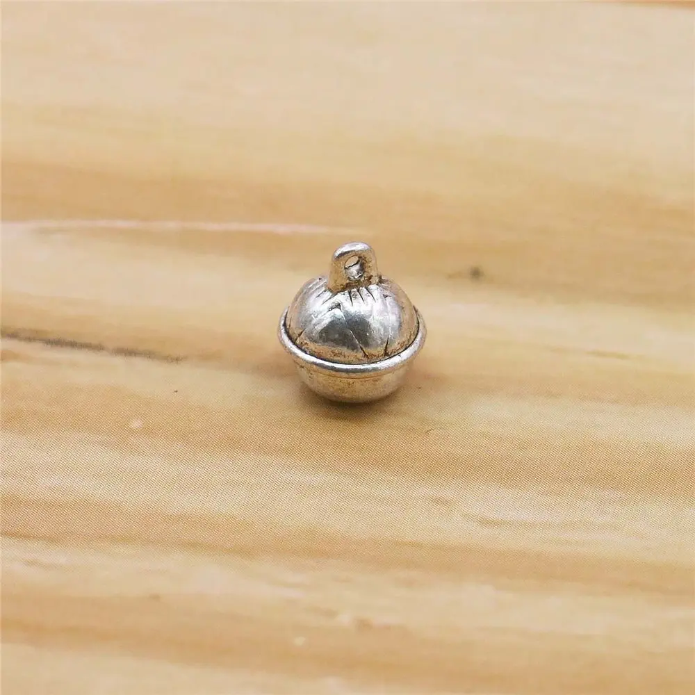 10 шт сплав колокол подвеска фурнитура Аксессуары для фурнитуры Серебряная