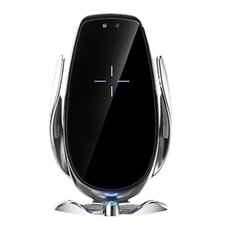

Auto Clamping Smart Sensor Car Air Vent Phone Holder Wireless Charger Bracket X6HF