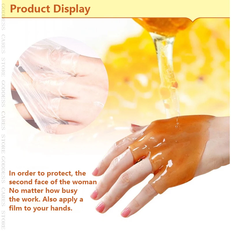 Отшелушивающая маска для рук восковая эссенция парафин ванны гиалуронат натрия