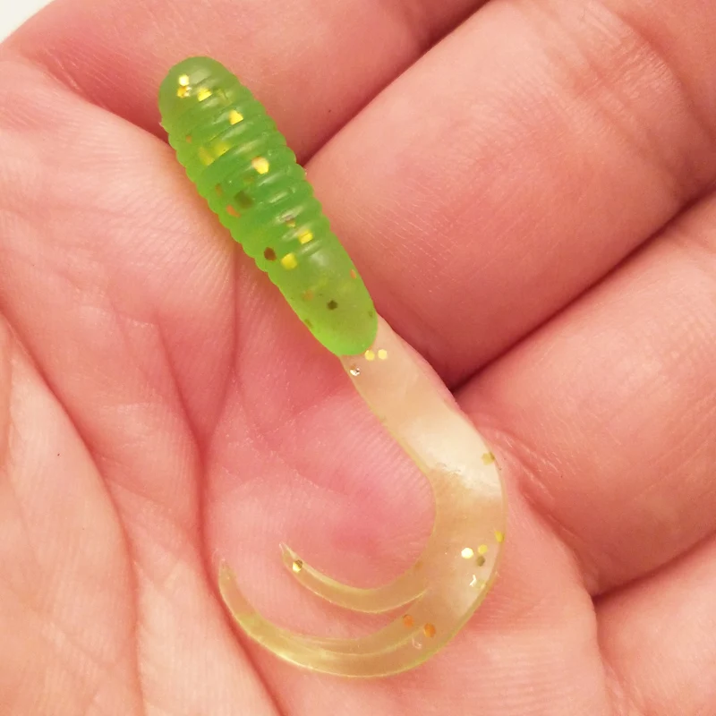 Рыболовная приманка POETRYYI Мягкая силиконовая 40 мм 0 7 г с тройным хвостом воблеры