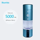 Новейший генератор водородной воды Nano Super Saturation Max 5000ppb, бутылка DuPont SPE PEM с высоким содержанием антиоксиданта, ОВП, дыхание, водородный газ