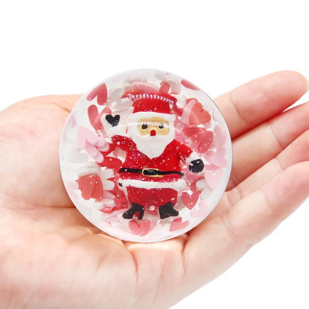 Рождественский слайм шар мягкая Хрустальная грязь Ароматизированная игрушка