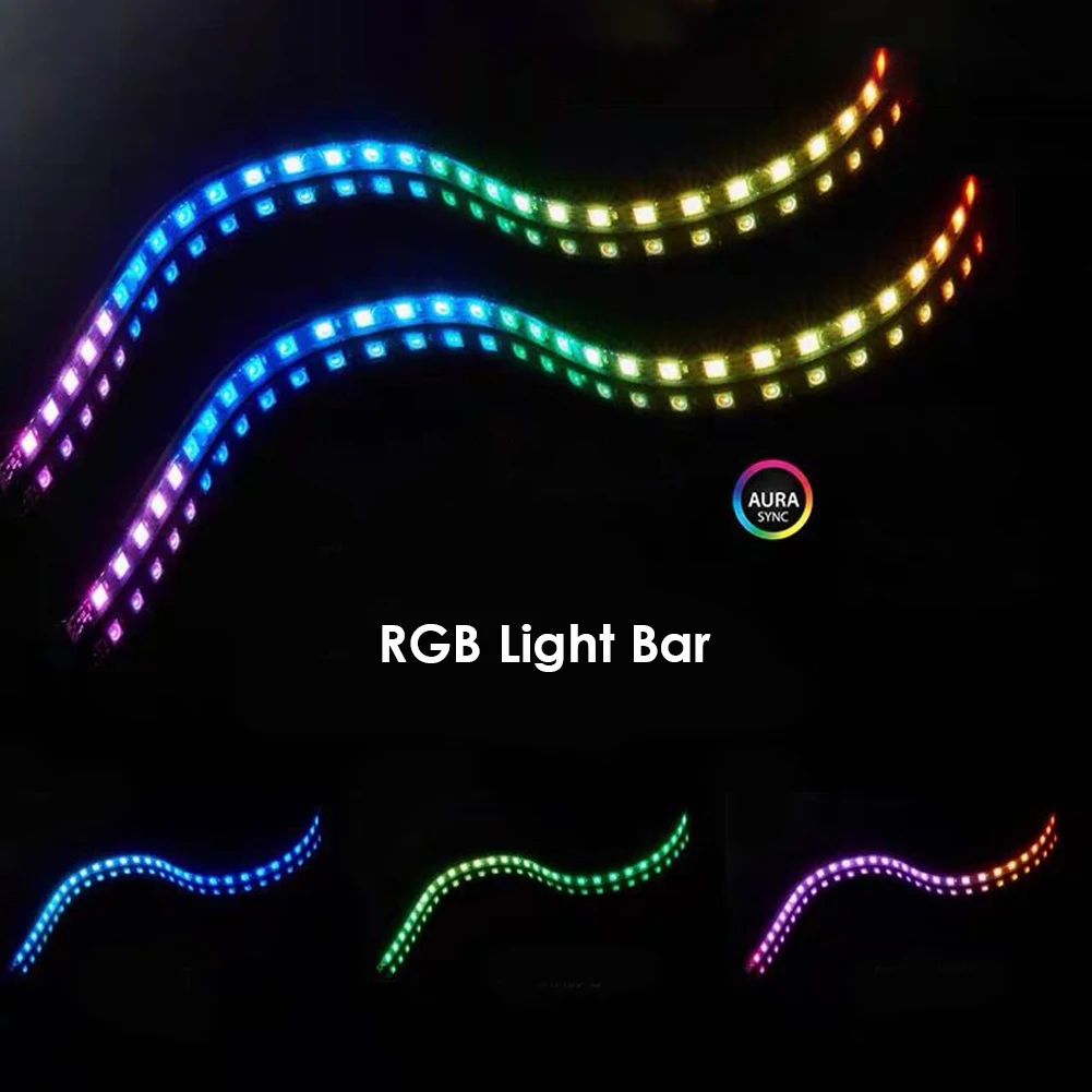 Светодиодный светильник RGB 200PRO 2x адресуемый гибкая лента декоративная лампа